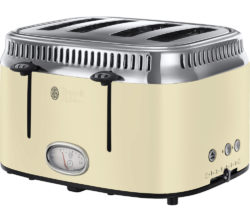 RUSSELL HOBBS  Retro 21692 4-Slice Toaster - Cream